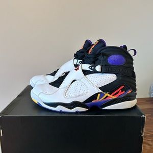 Air Jordan 8 Retro Sneakers, Size 10, good condition (light scuff on one shoe)